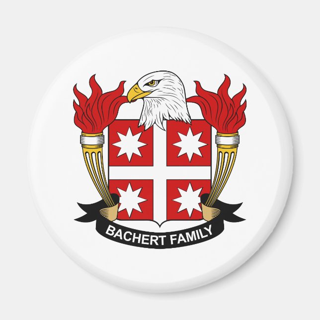 Imán Bachert Family Crest (Frente)