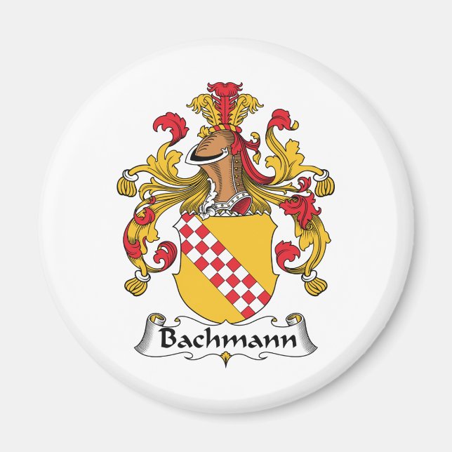 Imán Bachmann Family Crest (Frente)