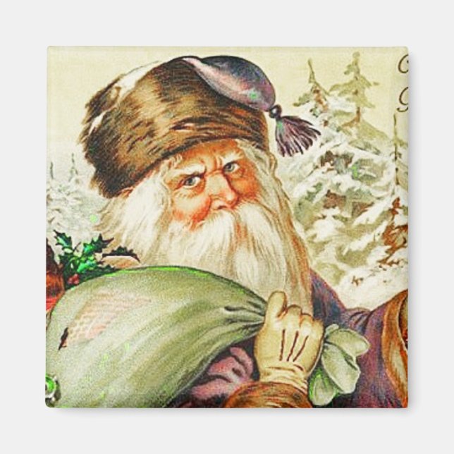 Imán Backwoods Santa Vintage Magnet (Frente)