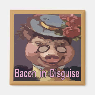 Imán Bacon disfrazado