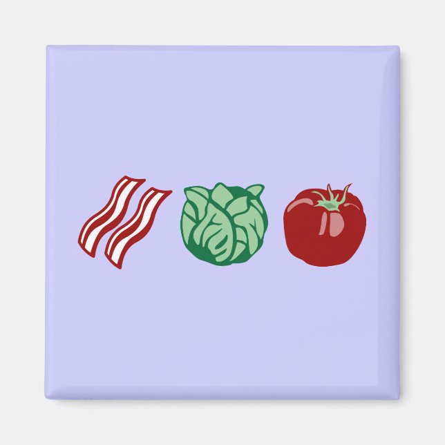 Imán Bacon Lettuce & Tomate - ¡El BLT! (Frente)