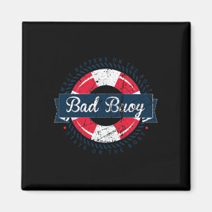Imán Bad Buoy - Tema Náutico Divertido de Barcos y Vela