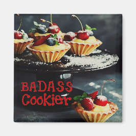 Imán BADASS COOKIER Graciosos regalos Cita MAGNET