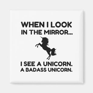 IMÁN BADASS UNICORN