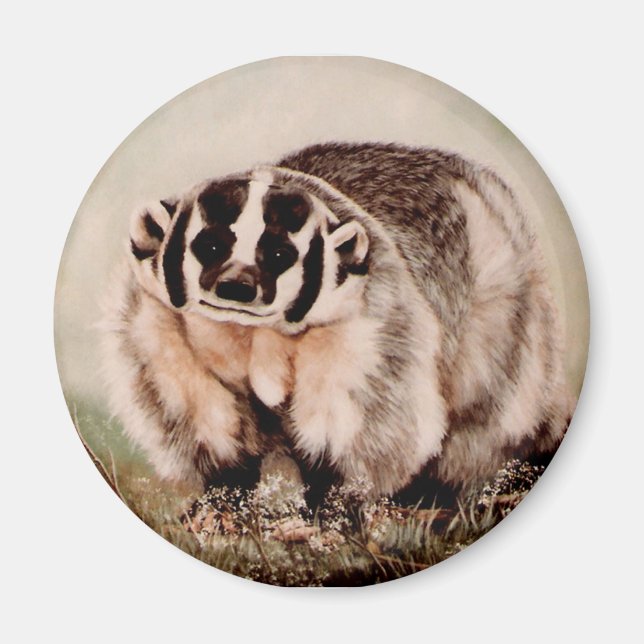 Imán Badger en la niebla (Frente)