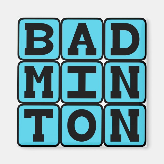 Imán Bádminton, Deporte de Raqueta (Frente)