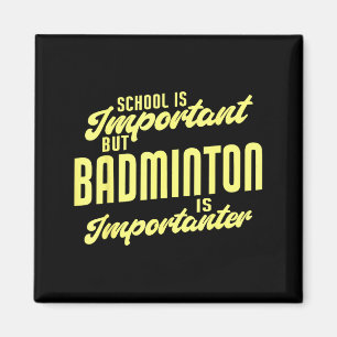 Imán Bádminton Divertido Es Jugador De Bádminton Más Im