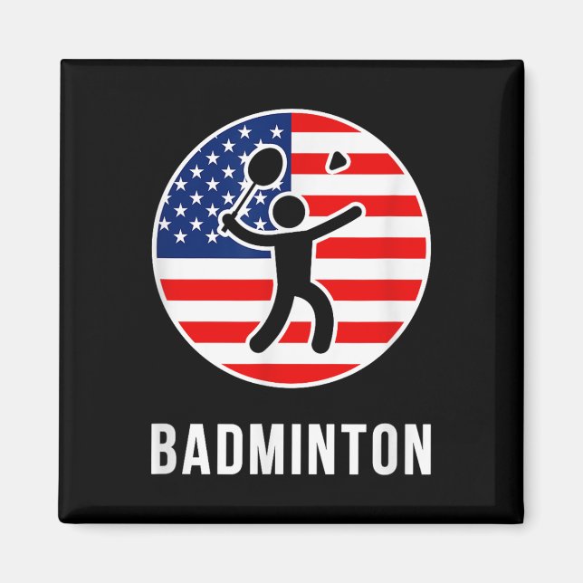 Imán Bádminton EE. UU. (Frente)