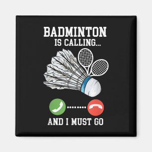 Imán Badminton está llamando, cita de Birdie