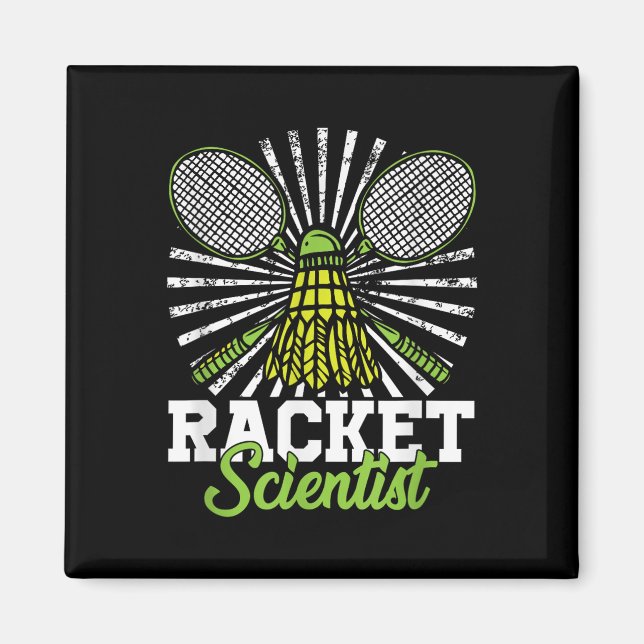 Imán Badminton Gift Shuttle Racket Badminton (Frente)
