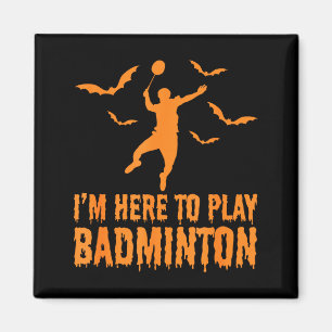 Imán Bádminton Halloween Bádminton Espeluznante 