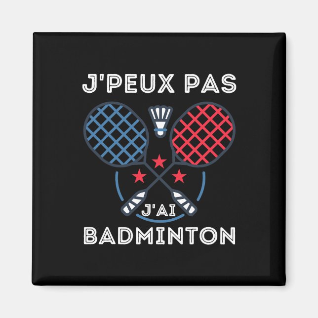 Imán Badminton Jersey (Frente)