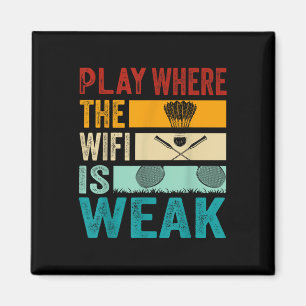 Imán Bádminton - Juega donde el Wifi es débil