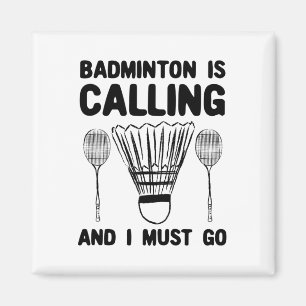 Imán Badminton llama a la menta cómica de la cita de Ba