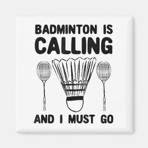 Imán Badminton llama a la menta cómica de la cita de Ba