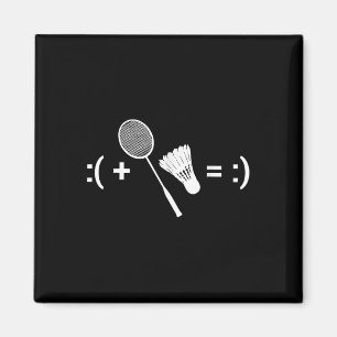 Imán Badminton Love Shuttle Racquet Sport Badminton