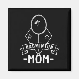 Imán Badminton Mom