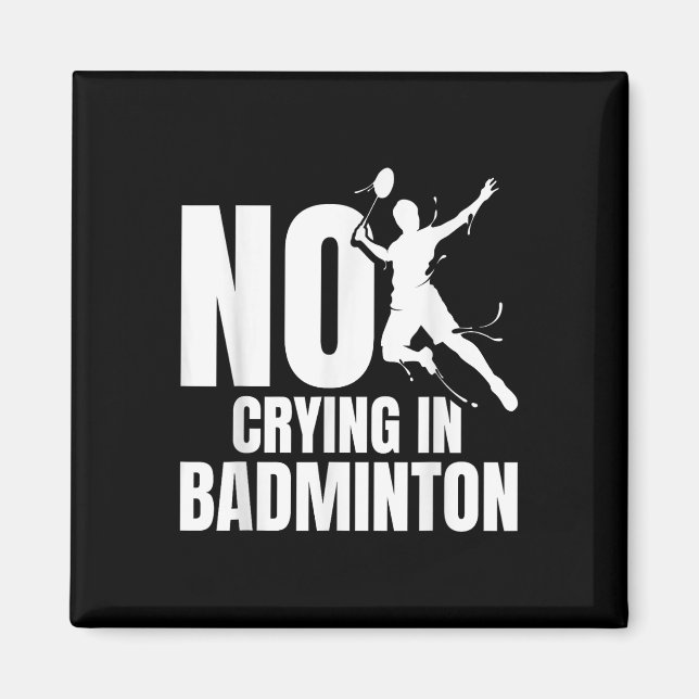 Imán Badminton Racket No Cricket Shuttle Player Badmint (Frente)