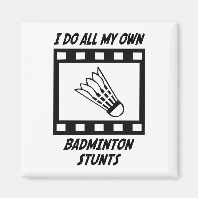 Imán Badminton Stunts (Frente)