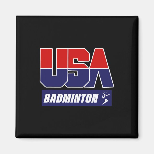 Imán Badminton Usa (Frente)