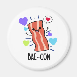 Imán Bae-con Funny Bacon Pun