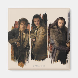 IMÁN BAGGINS™, BARDAN EL BOWMAN™, Y THORIN OAKENSHI