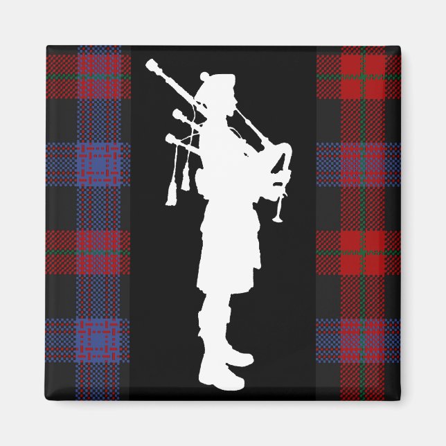 Imán Bagpiper escocés (Frente)