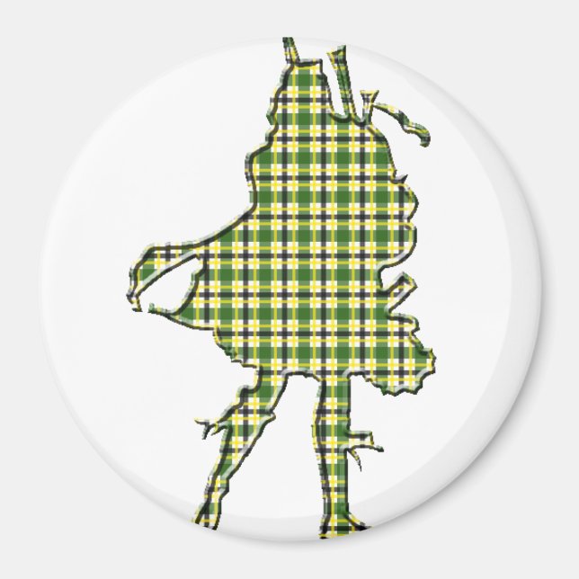 Imán Bagpiper irlandés (Frente)