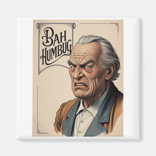 Imán ¡Bah Humbug! (Frente)