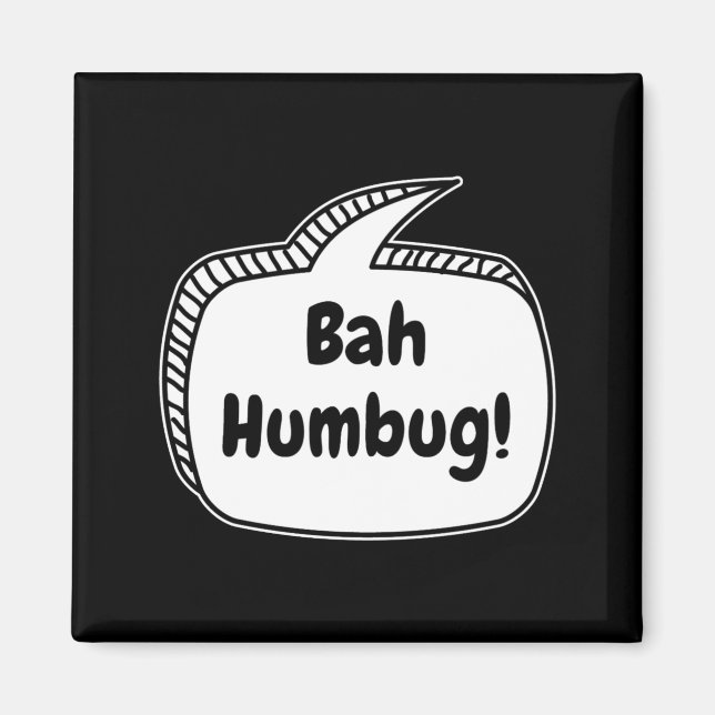Imán Bah Humbug Speech Bubble Toddler T Shirt  (Frente)