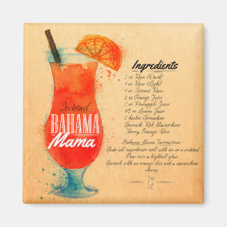 Imán Bahama Mama Cocktail