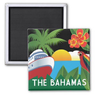 Imán Bahamas con un barco de crucero