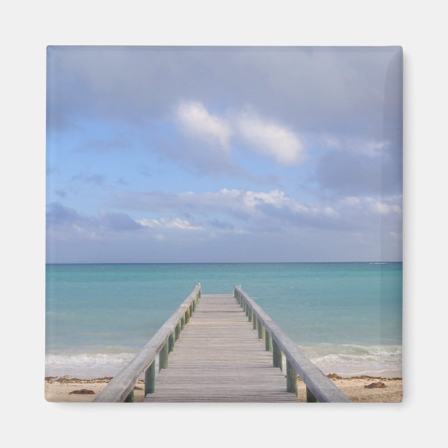 Imán BAHAMAS, Isla de Gran Bahama, Lado Este: (Frente)