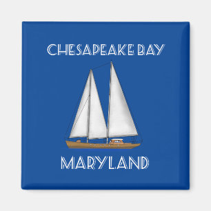 Imán Bahía de Chesapeake del velero Maryland