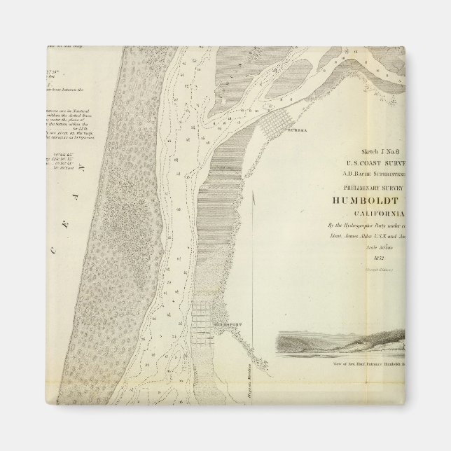 Imán Bahía de Humboldt, Calif (Frente)