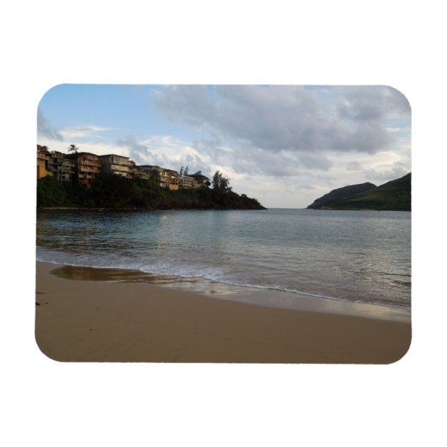 Imán Bahía de Kalapaki en Kauai, Hawaii (Horizontal)