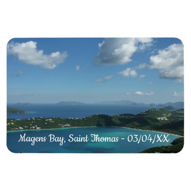 Imán Bahía de Magens, Isla Hermosa de Santo Tomás (Horizontal)