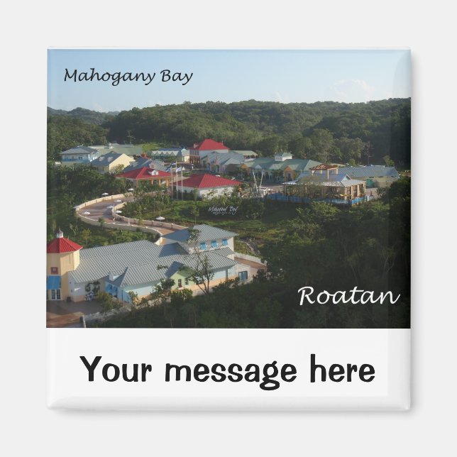 Imán Bahía de Mahogany, Roatan (Frente)