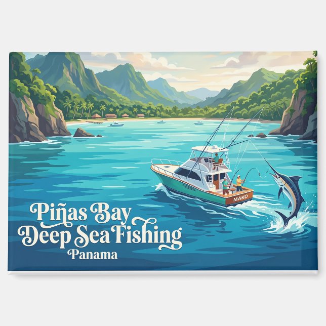 Imán Bahía de Piñas, Panamá Panamá (Anverso)