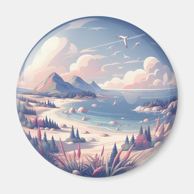 Imán Bahía de Serenity Crystal (Frente)