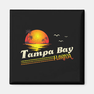 Imán Bahía de Tampa Florida Playa Tropical Verano Palma