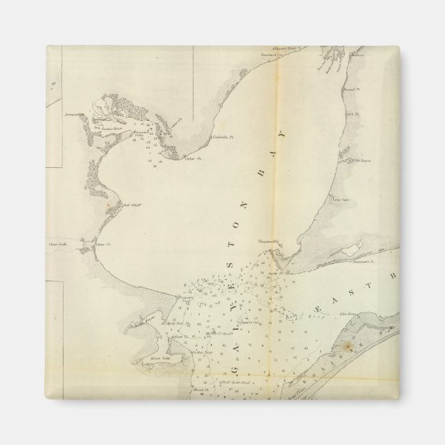 Imán Bahía Galveston, Texas (Frente)