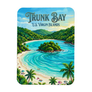 Imán Bahía Trunk Islas Vírgenes de los Estados Unidos