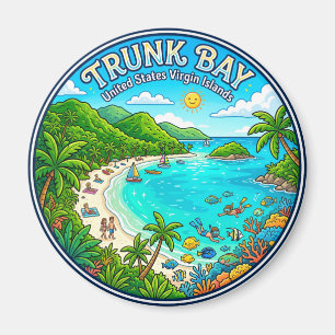 Imán Bahía Trunk Islas Vírgenes de los Estados Unidos