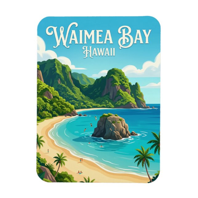 Imán Bahía Waimea EE. UU. (Vertical)