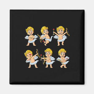 Imán Bailando Cupids Dance Challenge Niños Día de San V
