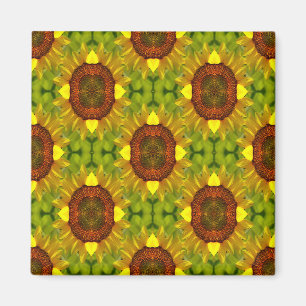 Imán Bailando girasoles.