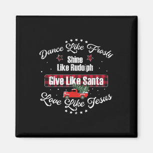 Imán Bailar como un Shine helado como Rudolph Love Like