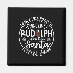 Imán Bailar como un Shine helado como Rudolph Love Like