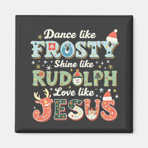 Imán Bailar como un Shine helado como Rudolph Love Like